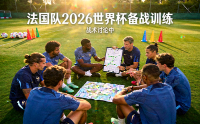 法国队2026世界杯备战训练 - 球员进行战术讨论